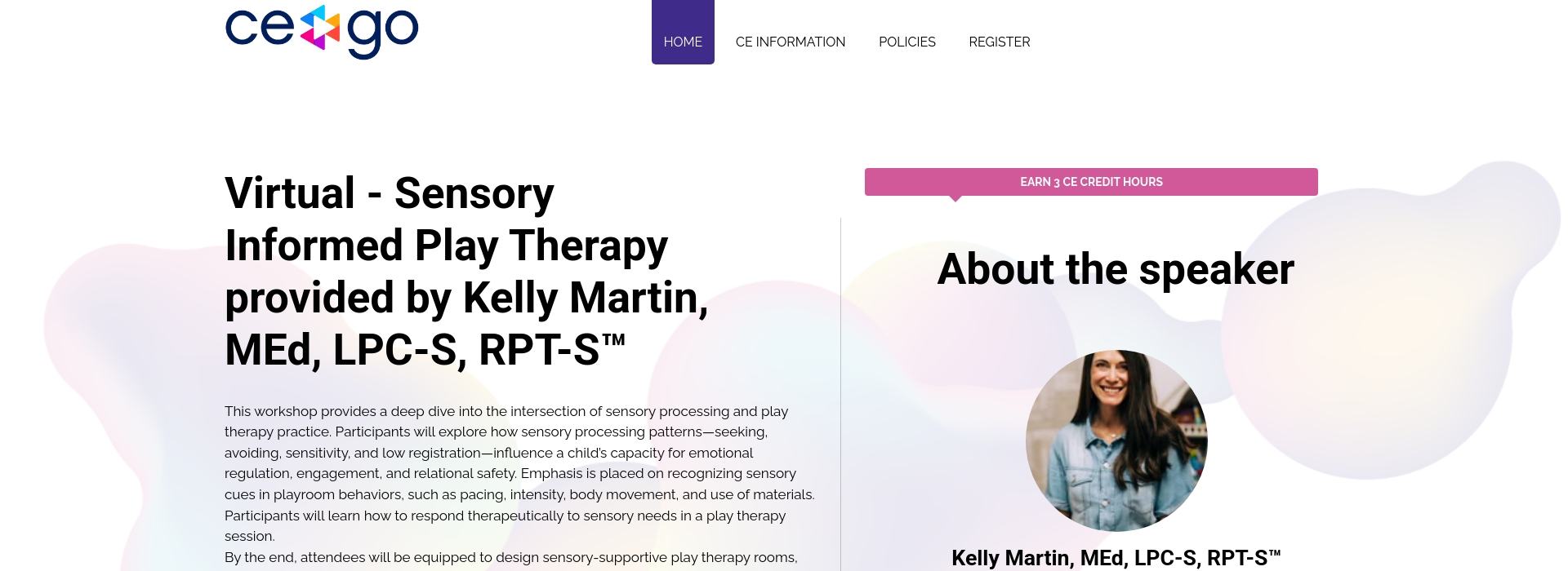 Virtual - Sensory Informed Play Therapy provided by Kelly Martin, MEd ...